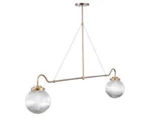 Hayden 2 Globe Chandelier