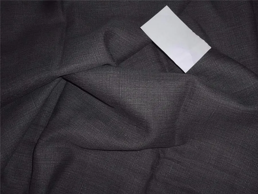 Heavy Linen Dark Grey Color Fabric 58&quot; Cut Length of 2.10 yards