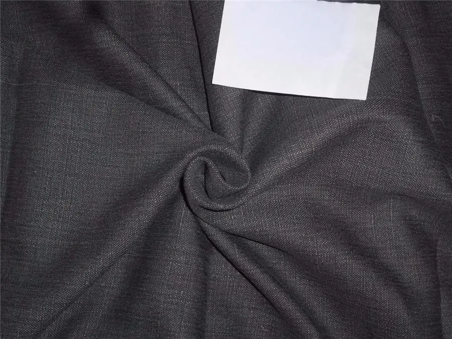 Heavy Linen Dark Grey Color Fabric 58&quot; Cut Length of 2.10 yards