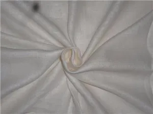 Heavy Linen Ivory Color Fabric 58&quot; Cut Length of 2.25 yards
