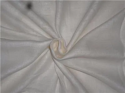 Heavy Linen Ivory Color Fabric 58&quot; Cut Length of 2.25 yards