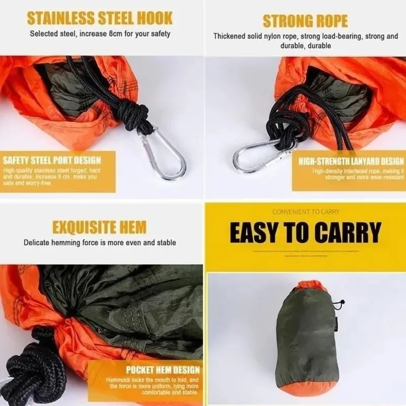 iCoolDown™ Single Person Portable Outdoor Camping Hammock