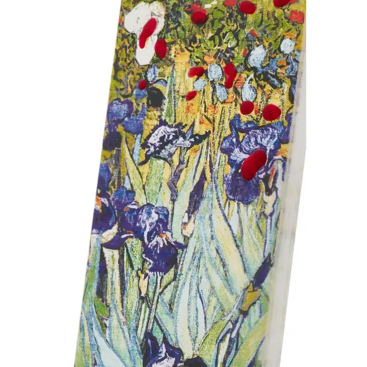 Irises Flat Handmade Candle