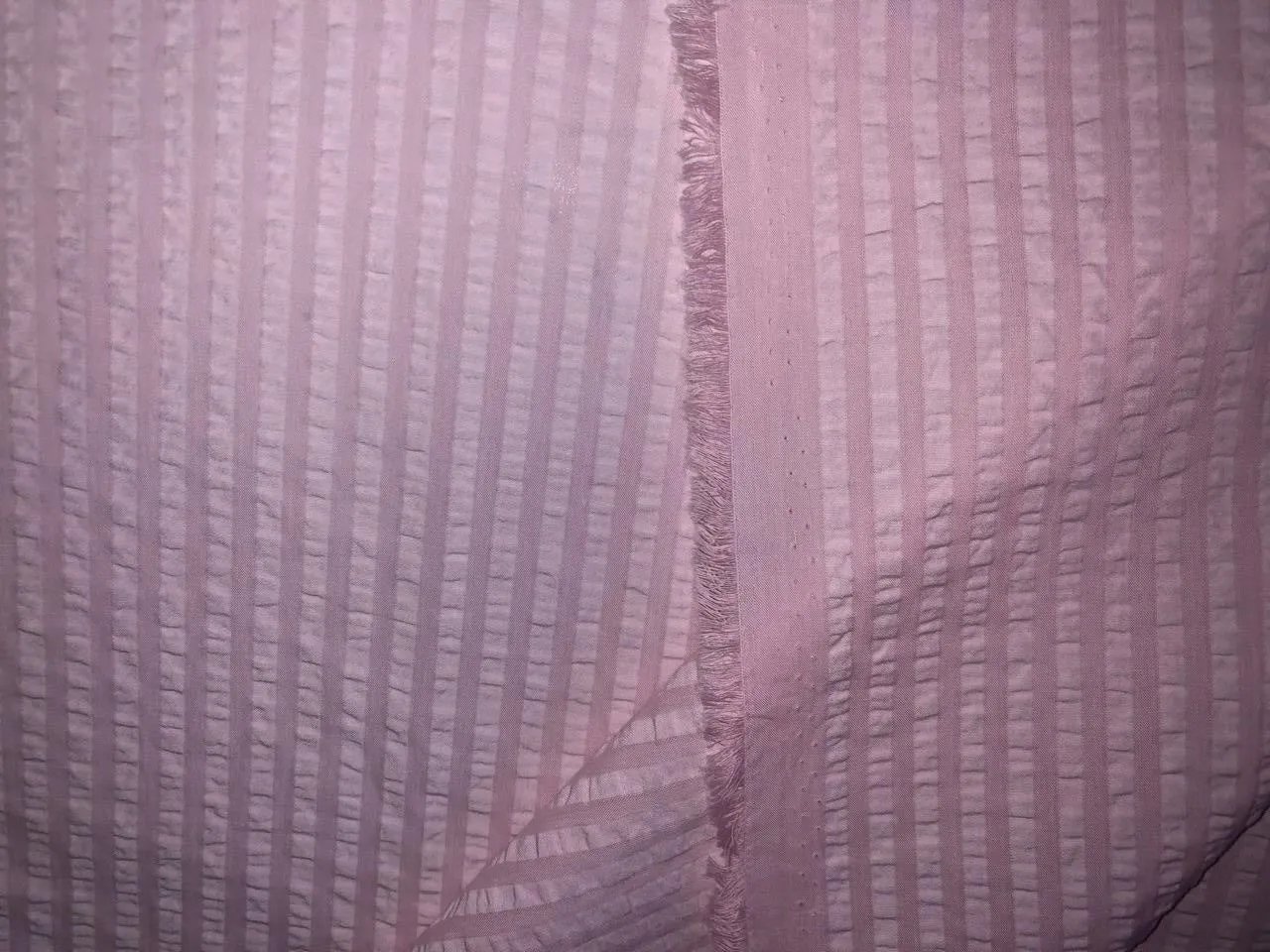 Italian cotton seersucker fabric 58" wide available in white / multi/ blue /fawn /baby pink/ sky blue and bright blue seersucker stripes