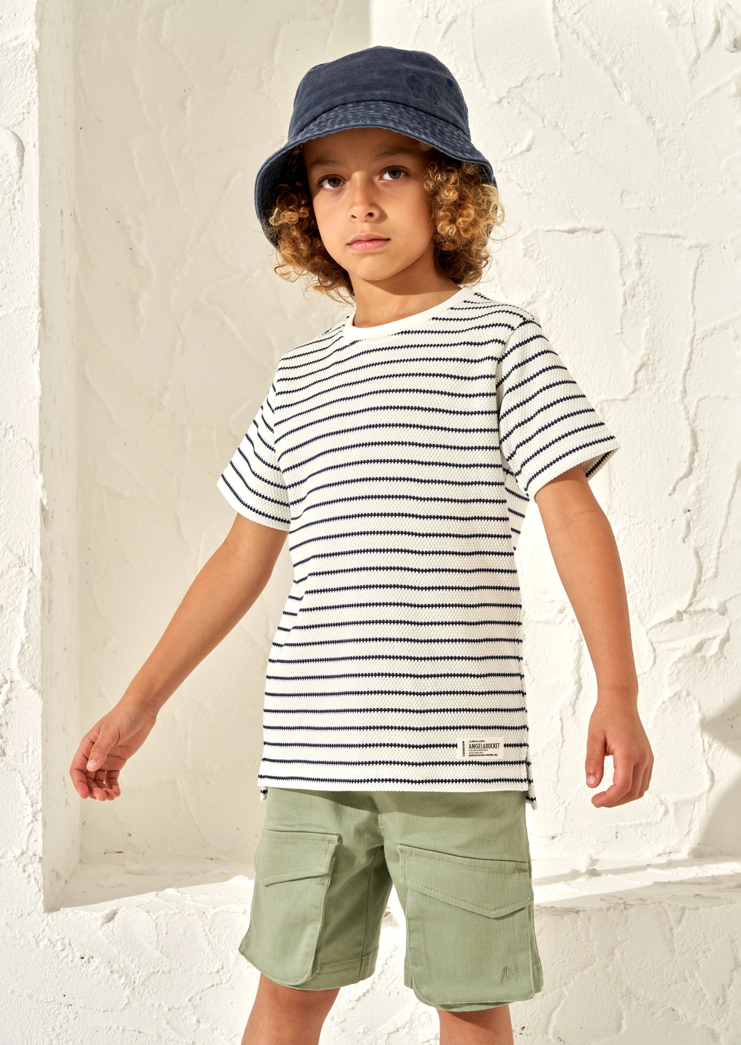 James Stone Textured Stripe T-Shirt