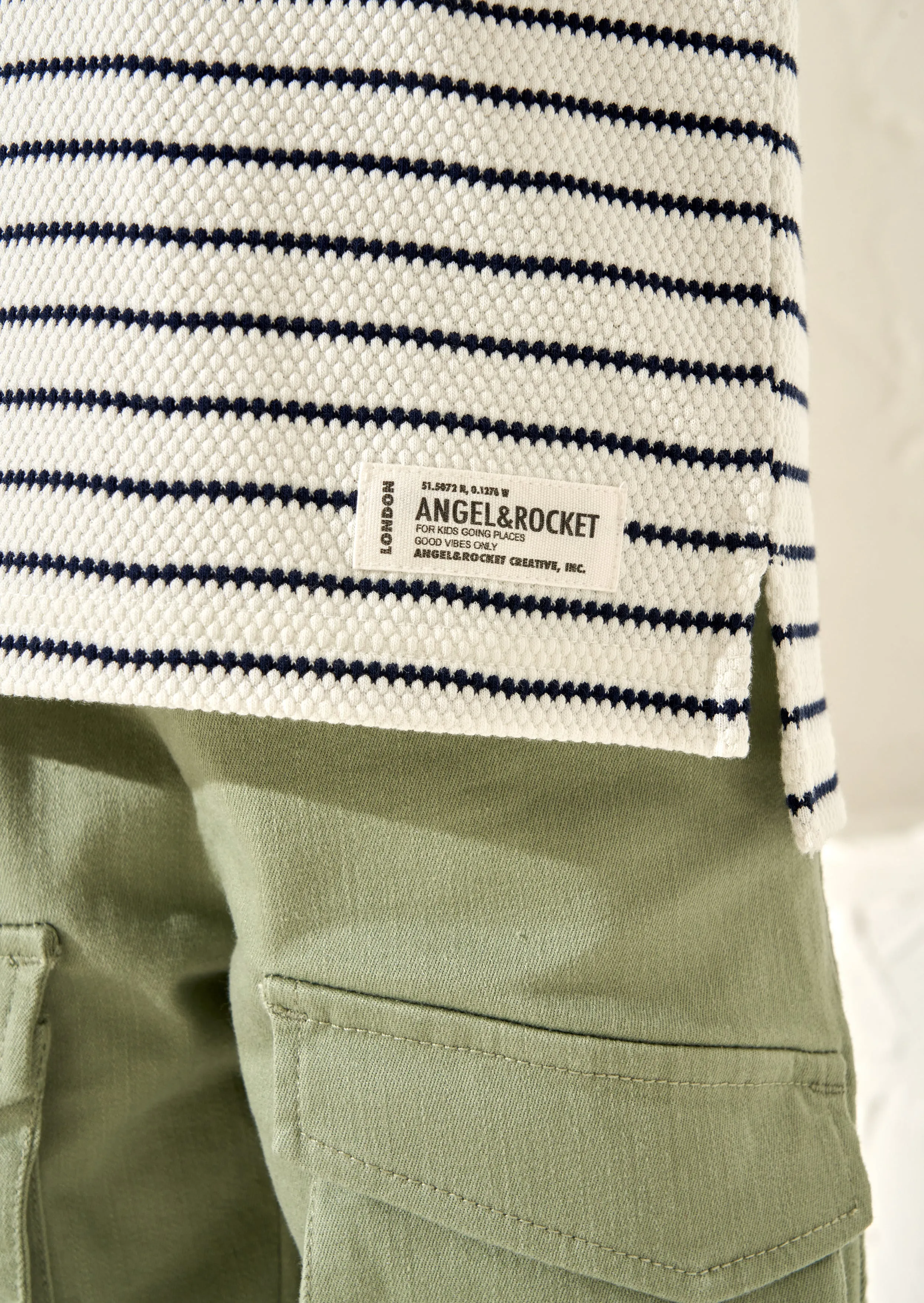 James Stone Textured Stripe T-Shirt