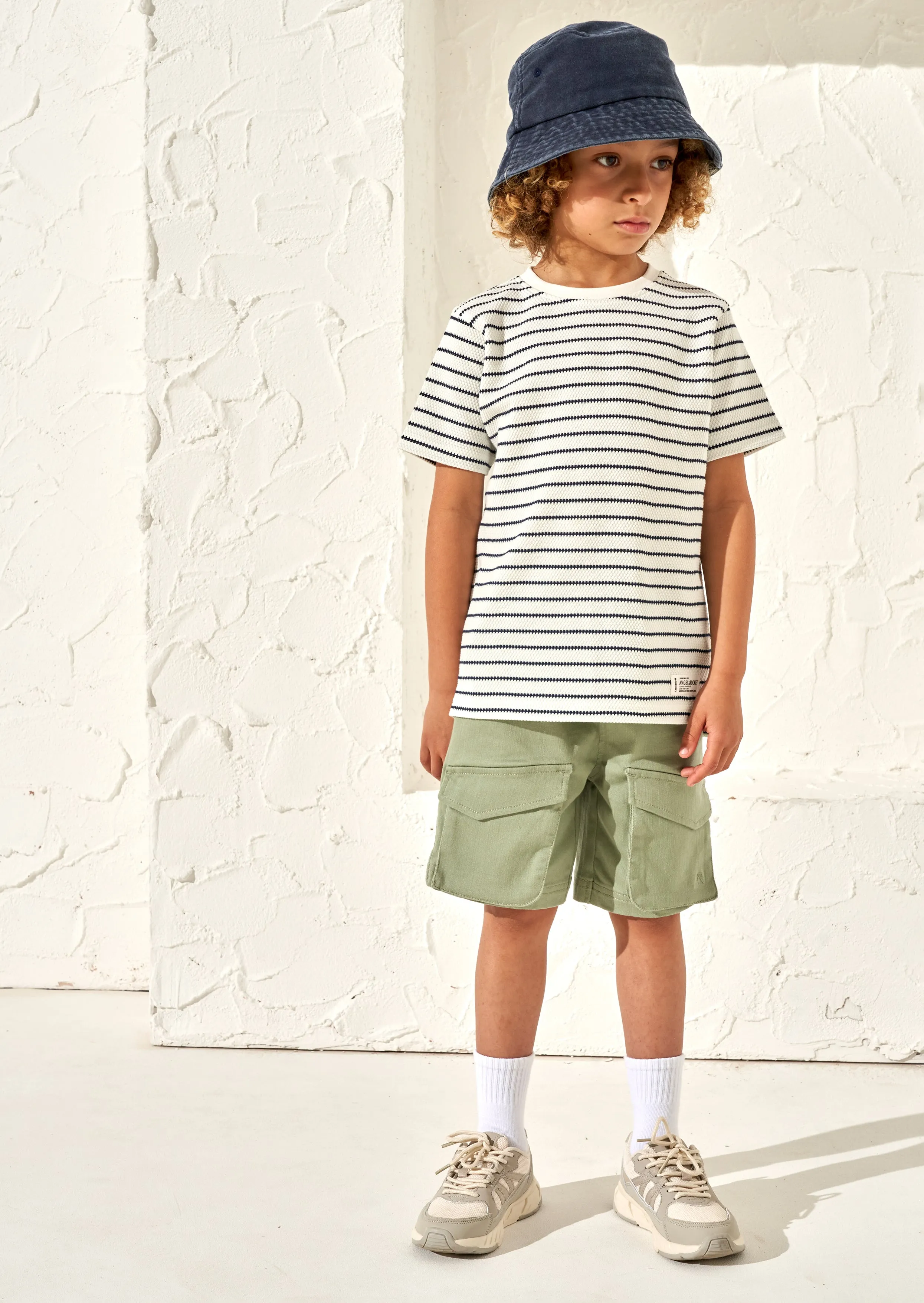 James Stone Textured Stripe T-Shirt