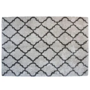 Laura Ashley Luxury Tile Shag- Ivory