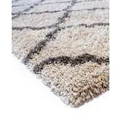 Laura Ashley Luxury Tile Shag- Ivory