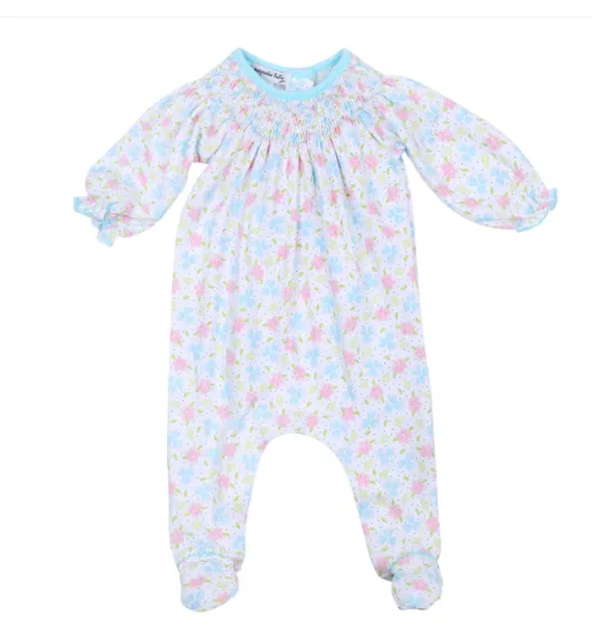Magnolia Baby Bishop Print Footie
