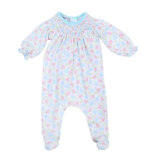 Magnolia Baby Bishop Print Footie