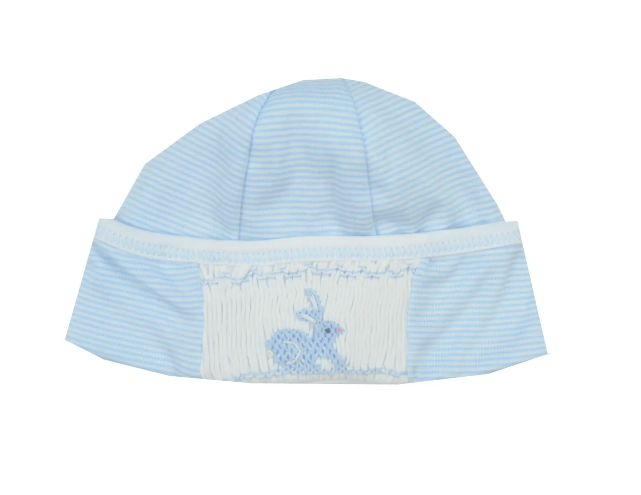 Magnolia Baby Blue Smocked Bunny Cap