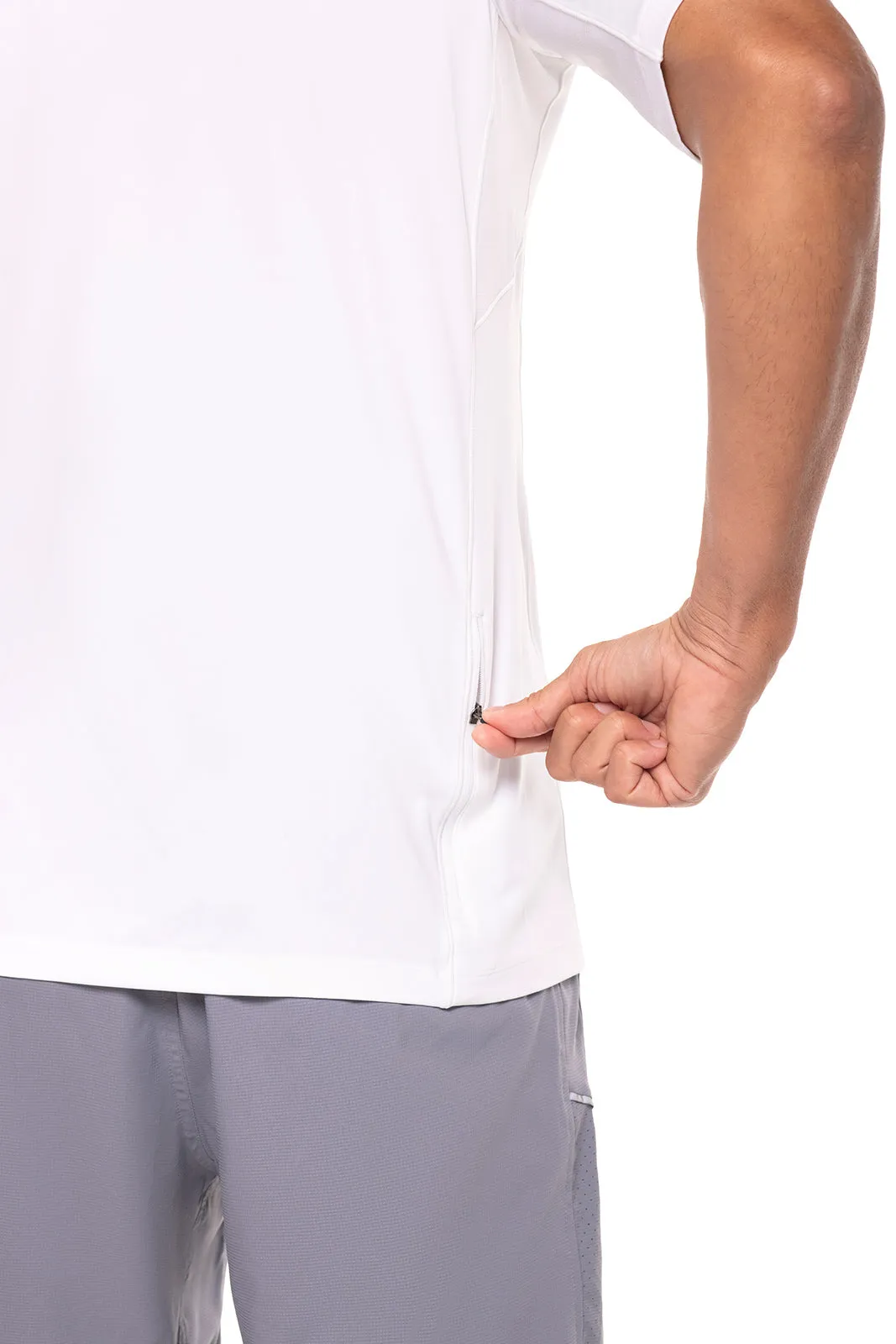 Men's Agility Short Sleeve Performance T-Shirt | White