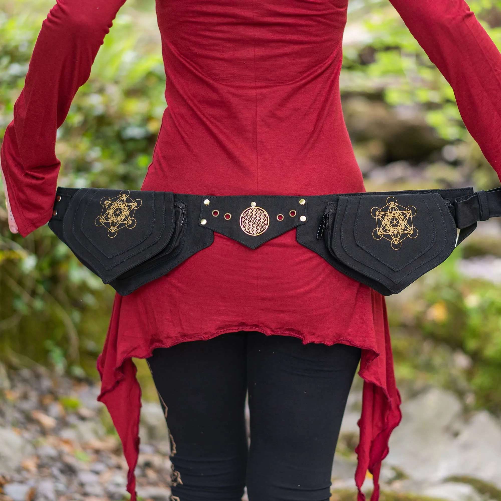 Metatrons Cube Lotus Belt