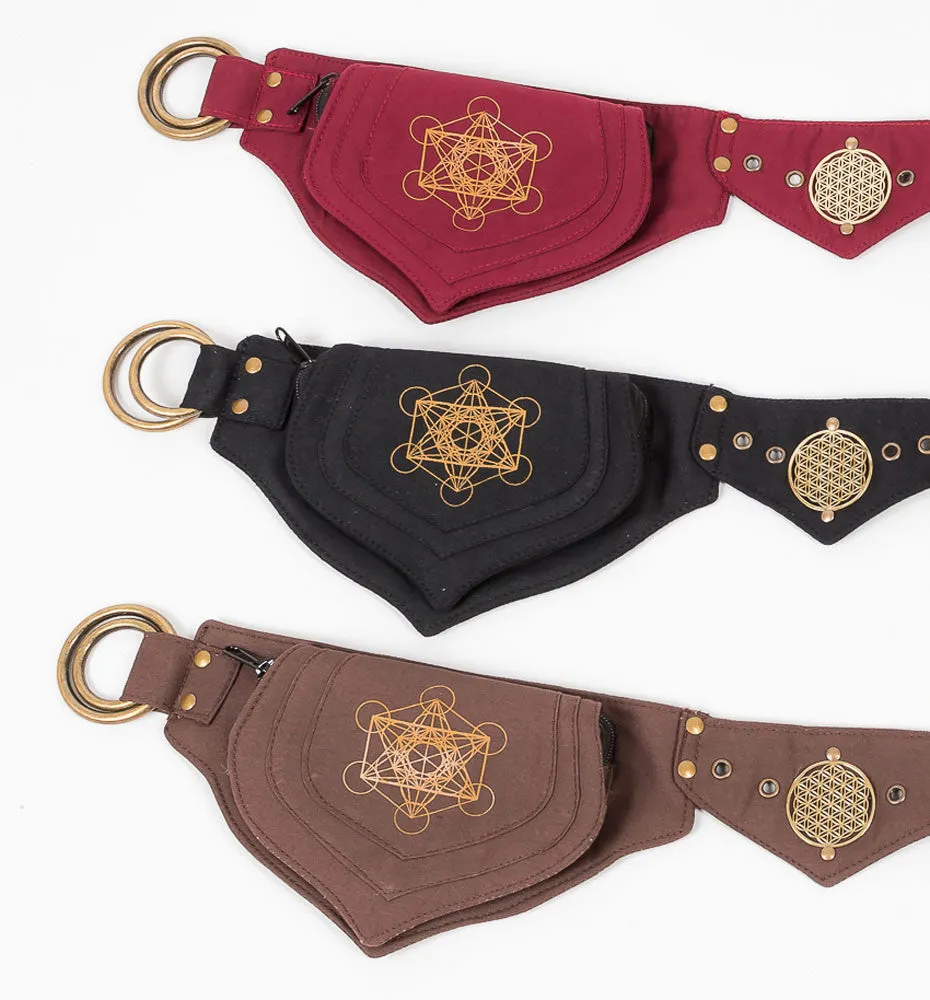 Metatrons Cube Lotus Belt