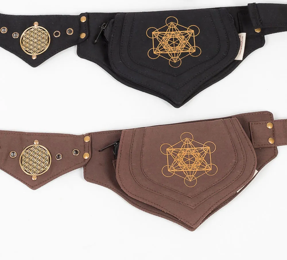 Metatrons Cube Lotus Belt