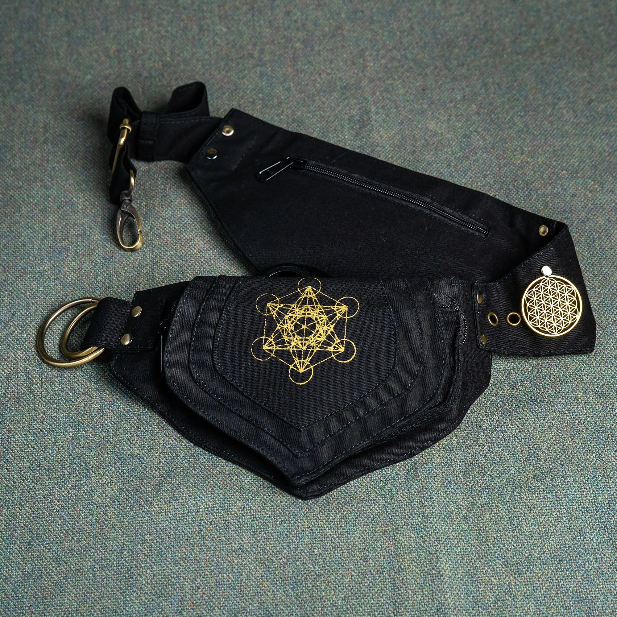 Metatrons Cube Lotus Belt