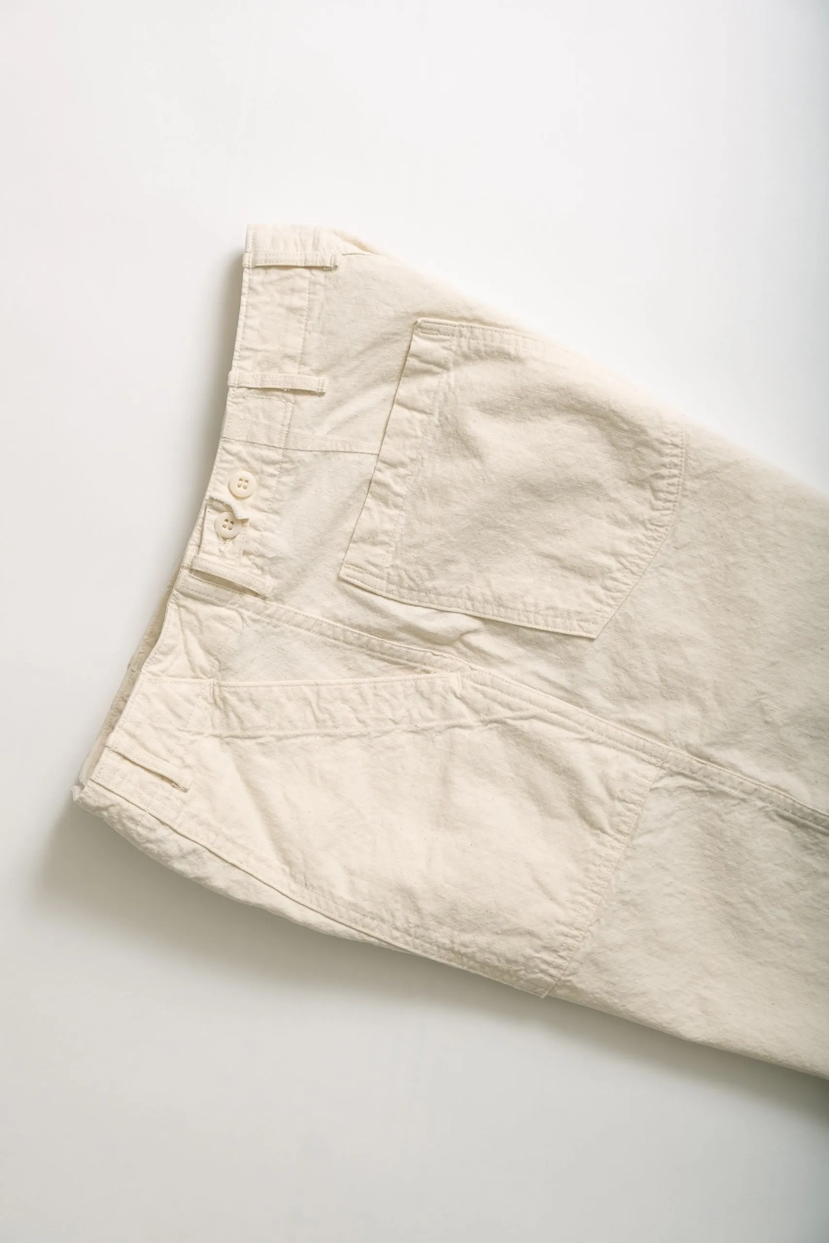 NAPPED TWILL SUMMER FATIGUE - ECRU