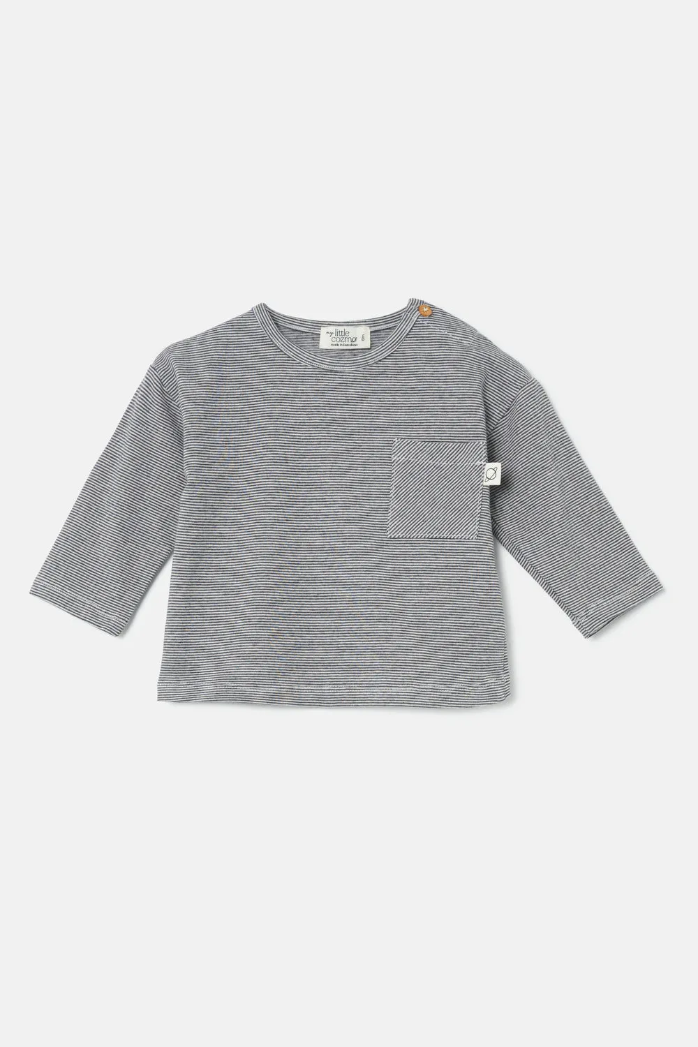 Navy Striped Baby T-Shirt