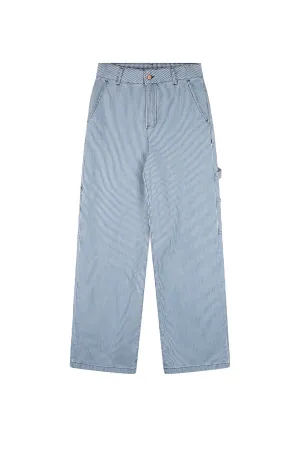 NoBell Suca Striped Twill Carpenter Pants