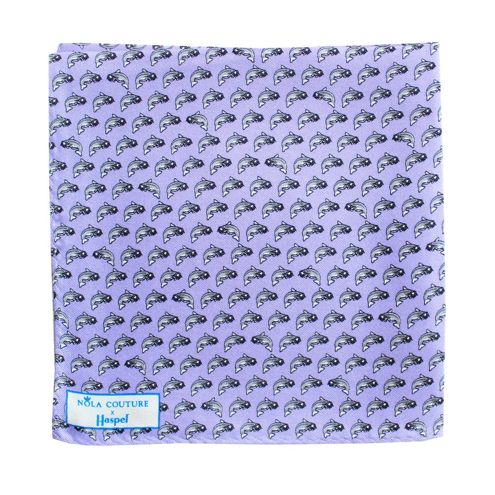 NOLA Couture x Haspel Catfish Pocket Square
