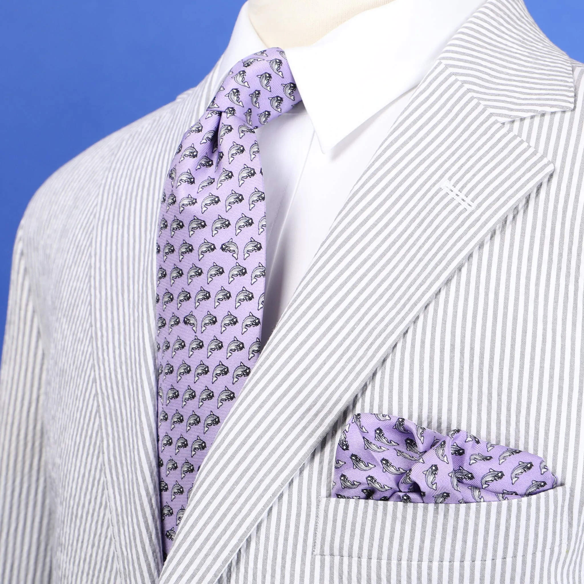 NOLA Couture x Haspel Catfish Pocket Square