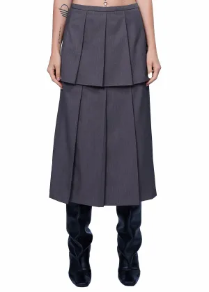 épingler 2-Pleats Skirt