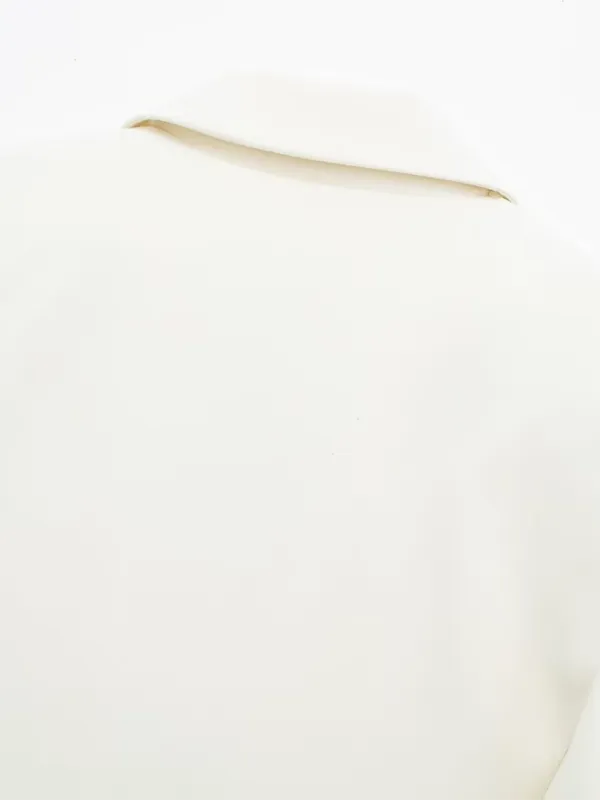 Pink Notch Lapel Crop Jacket for Fashion-Forward Outfits