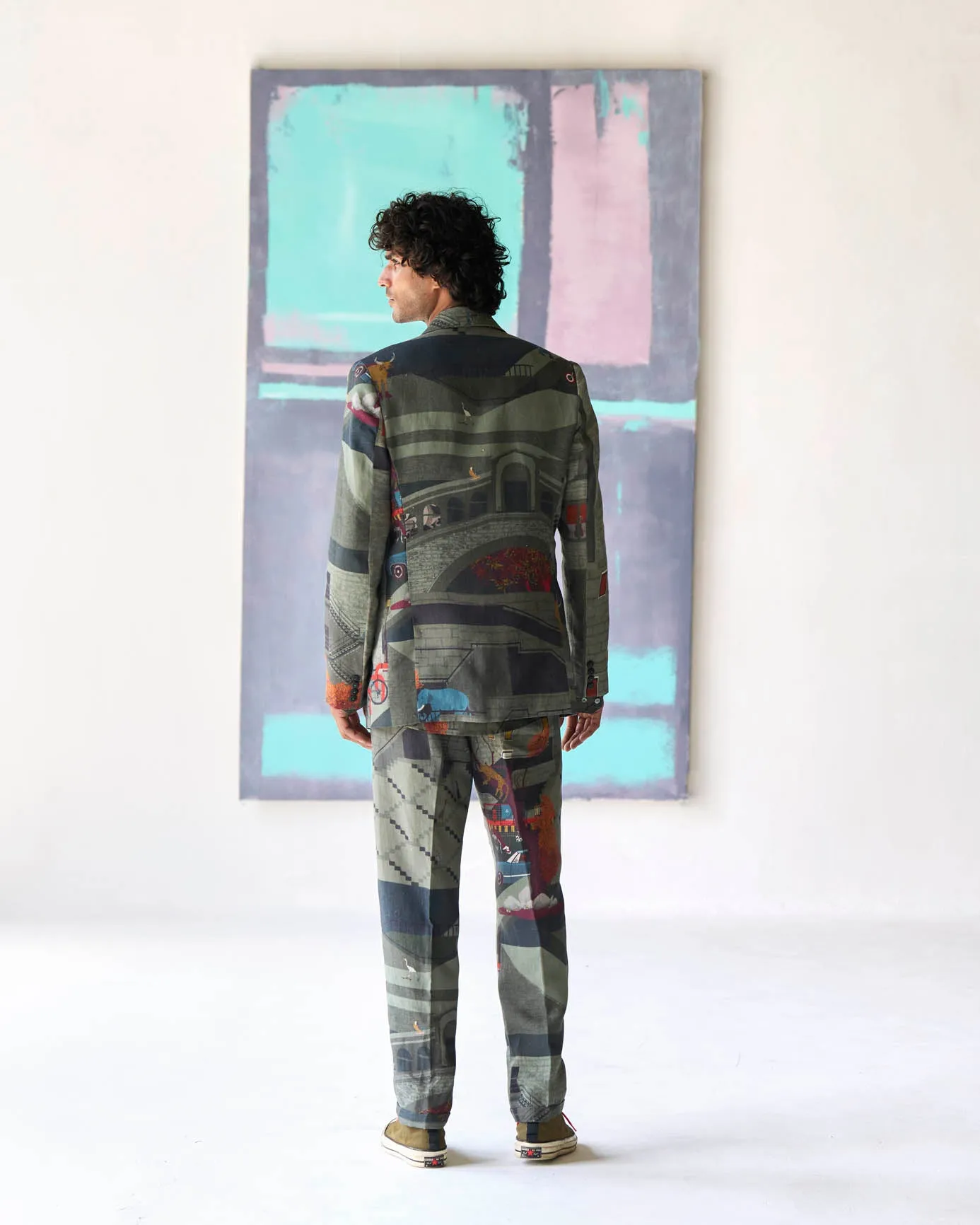Rana Blaze Linen Sage