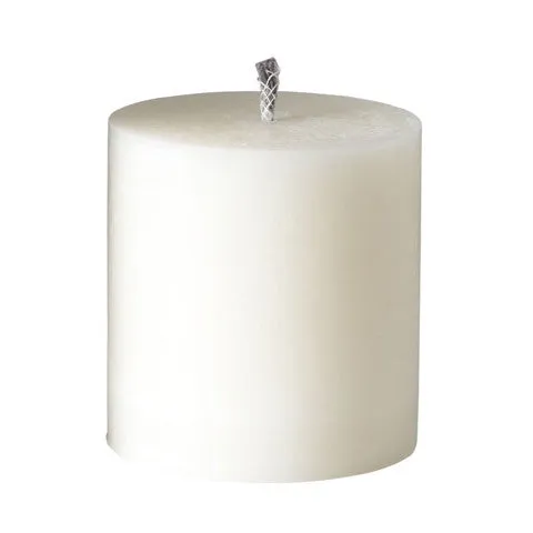 Rustic Outdoor Event Candle - White