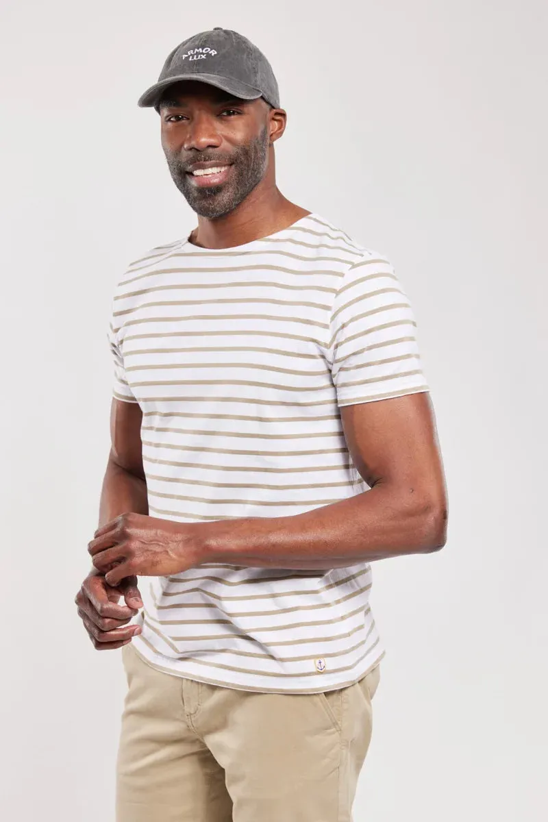 Sailor Shirt S/S "Hoedic" Blanc/Argile E23