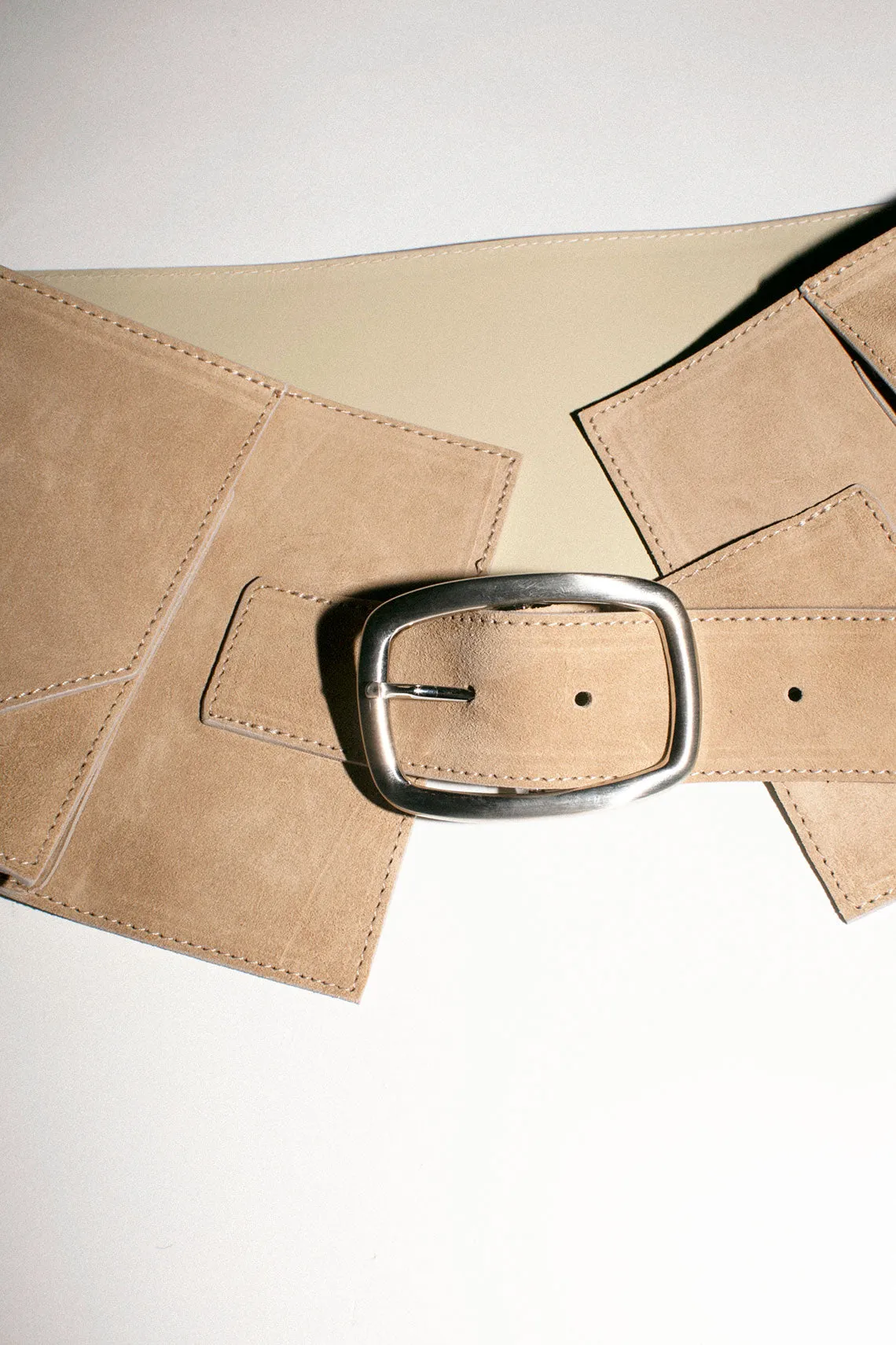 Sand Suede Nelson Belt