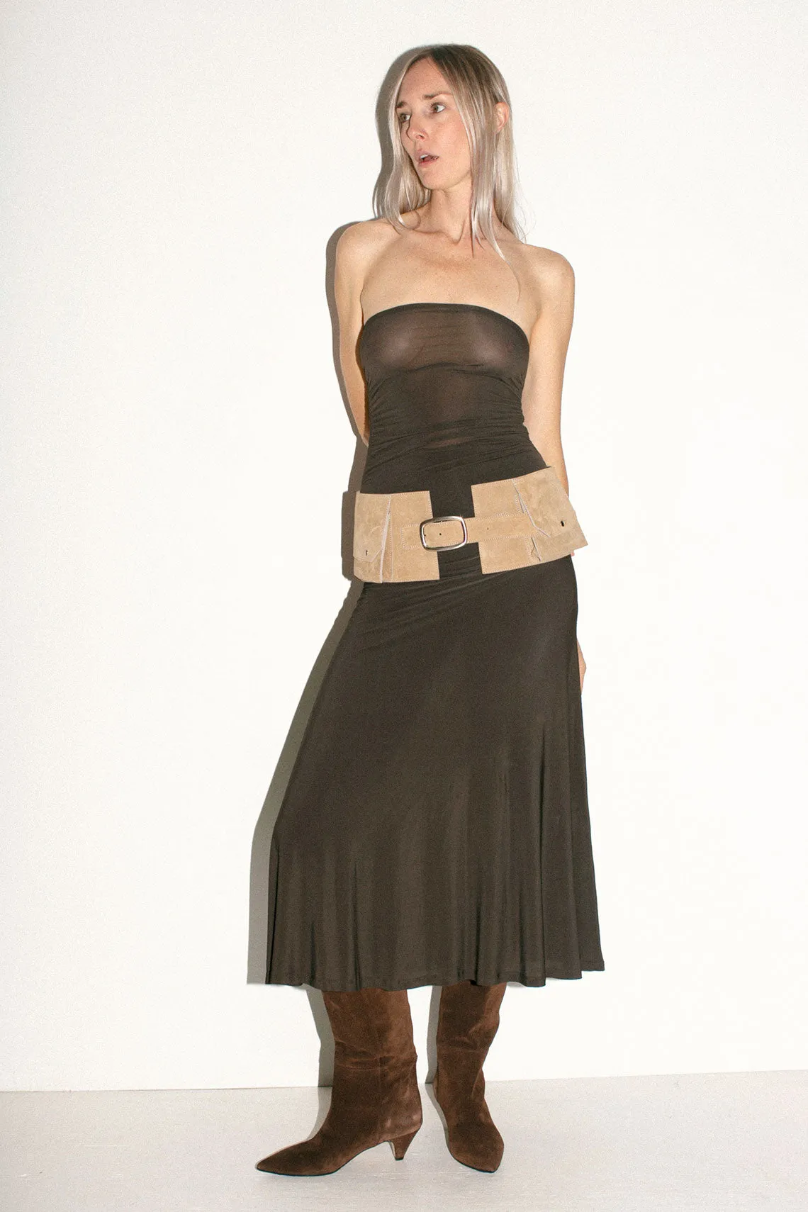 Sand Suede Nelson Belt