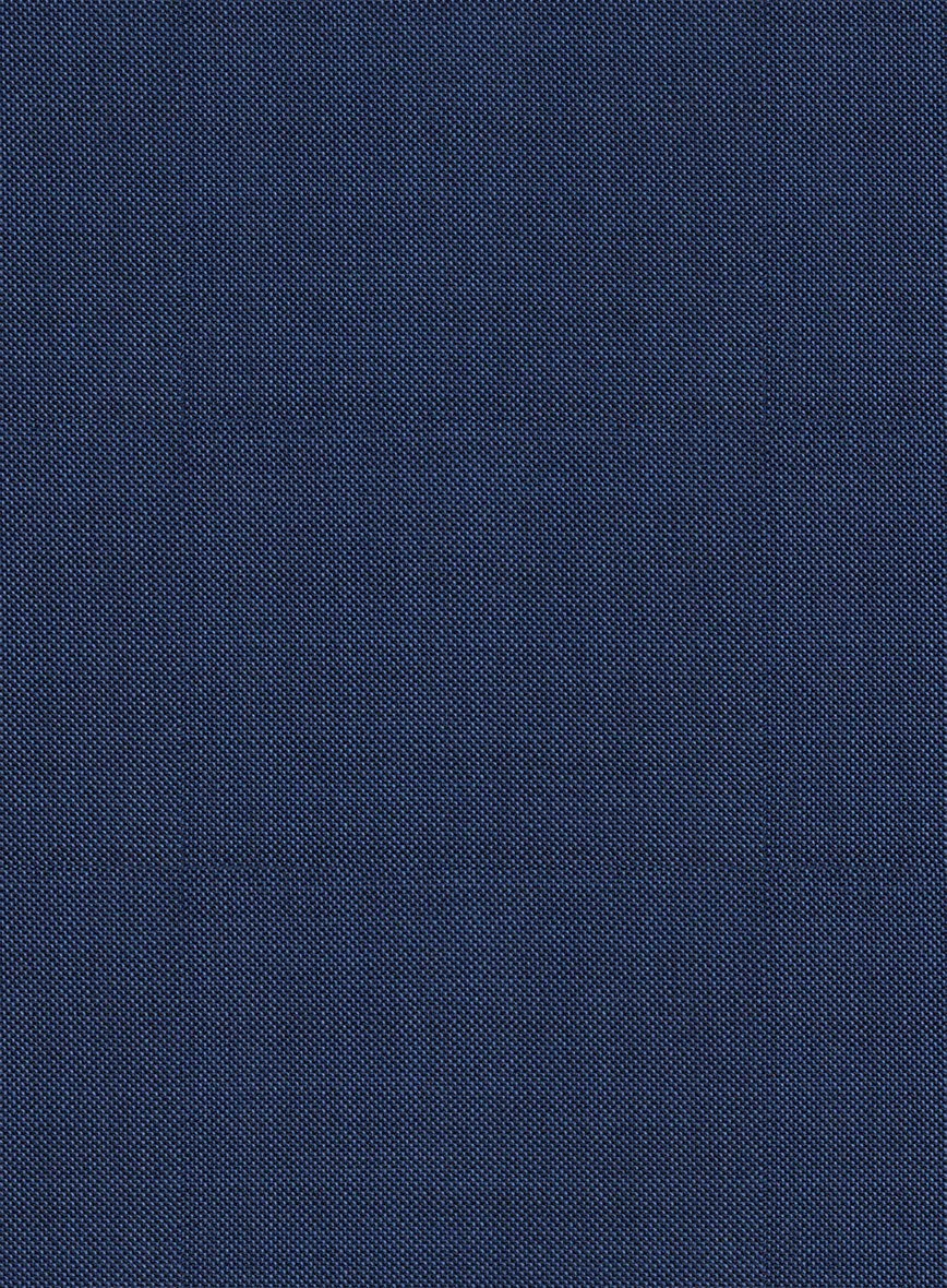 Scabal Lucin Twill Blue Wool Pants