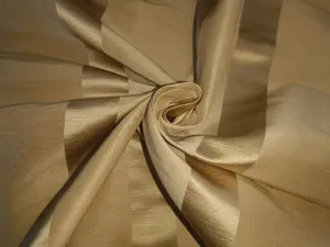 SILK LINEN  SATIN STRIPE available in two colors gold and ivory 54" wide [10480/12607]