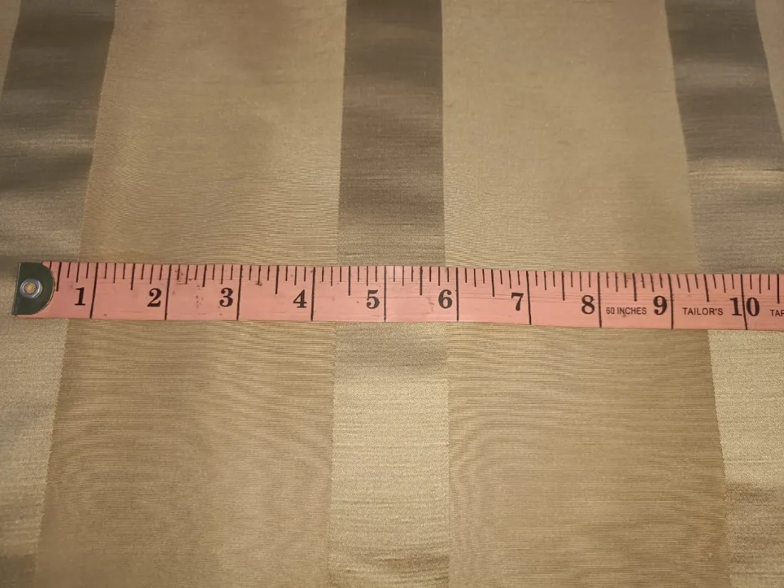SILK LINEN  SATIN STRIPE available in two colors gold and ivory 54" wide [10480/12607]