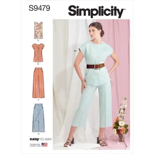 Simplicity Sewing Pattern S9479 Misses' Sportswear