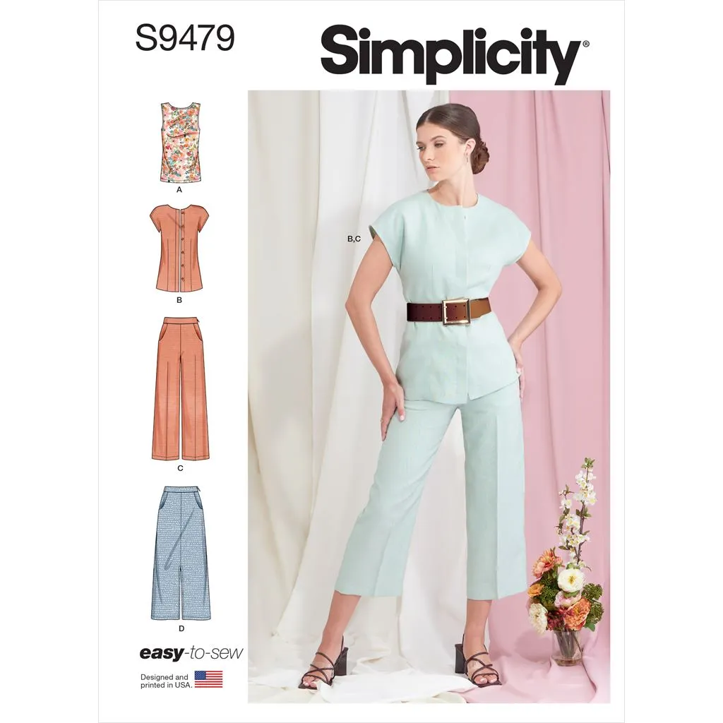 Simplicity Sewing Pattern S9479 Misses' Sportswear