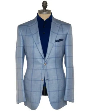 Sky Blue Windowpane Sportcoat