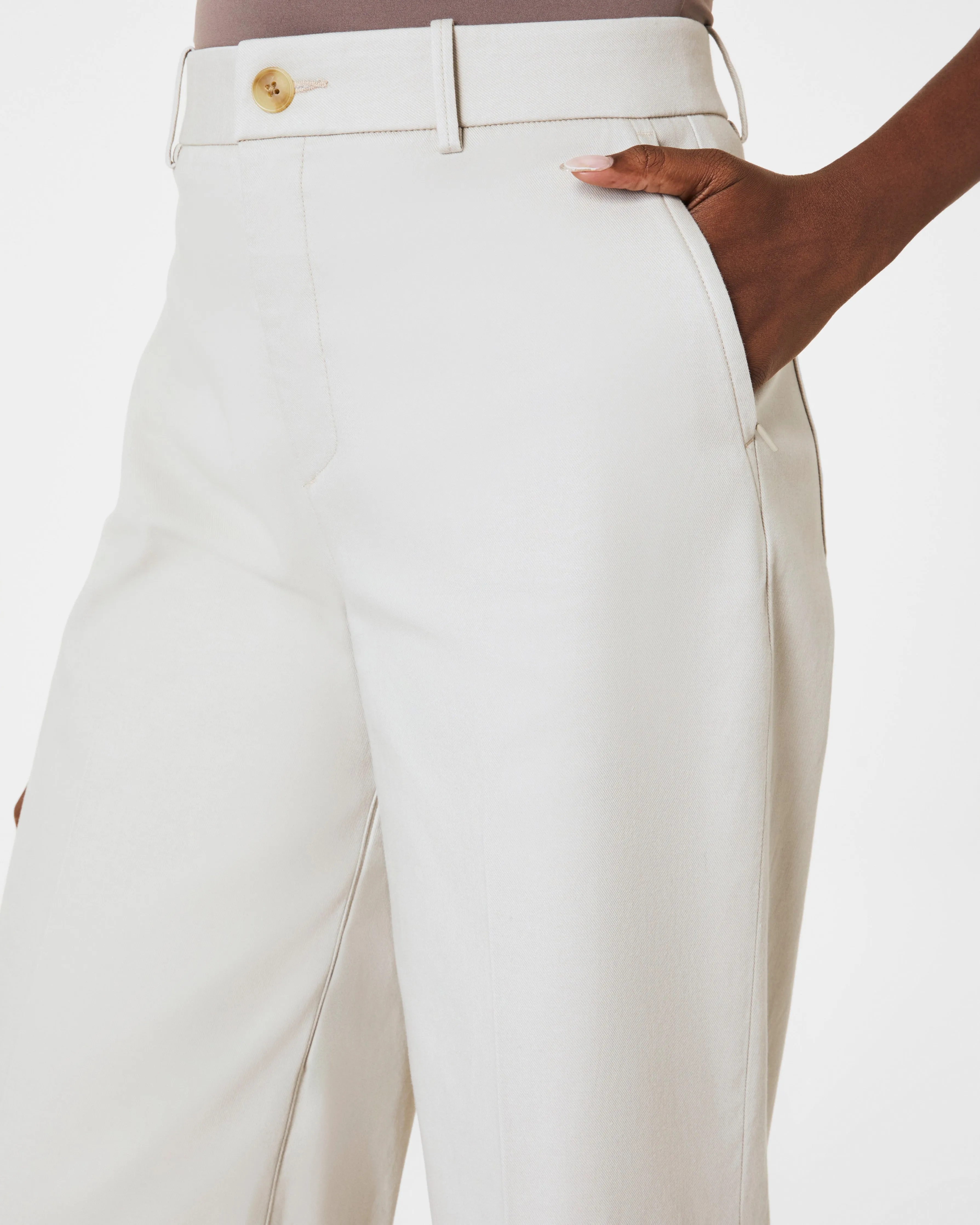 SPANXsupersmooth™ Stretch Twill Wide Leg Pant