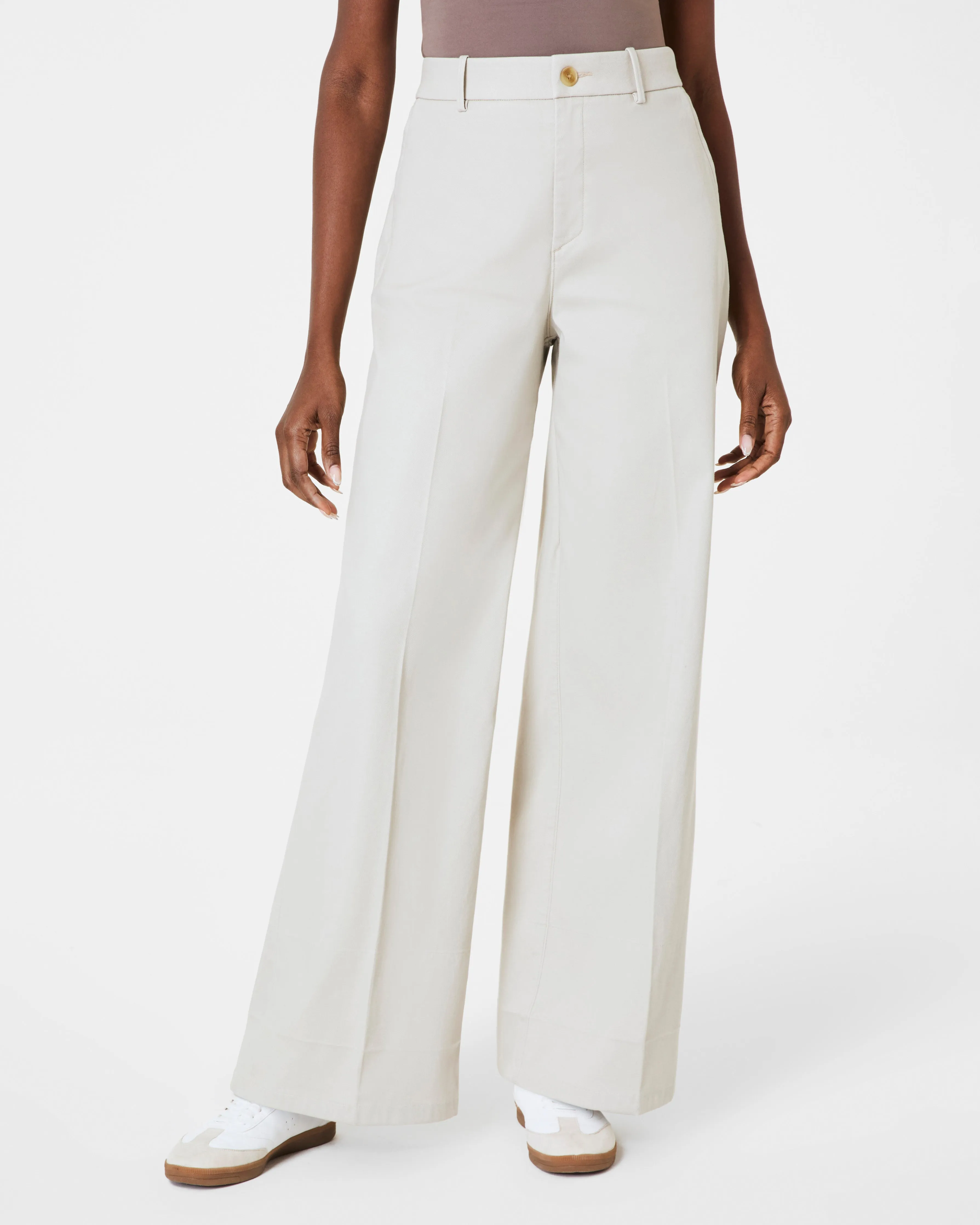 SPANXsupersmooth™ Stretch Twill Wide Leg Pant