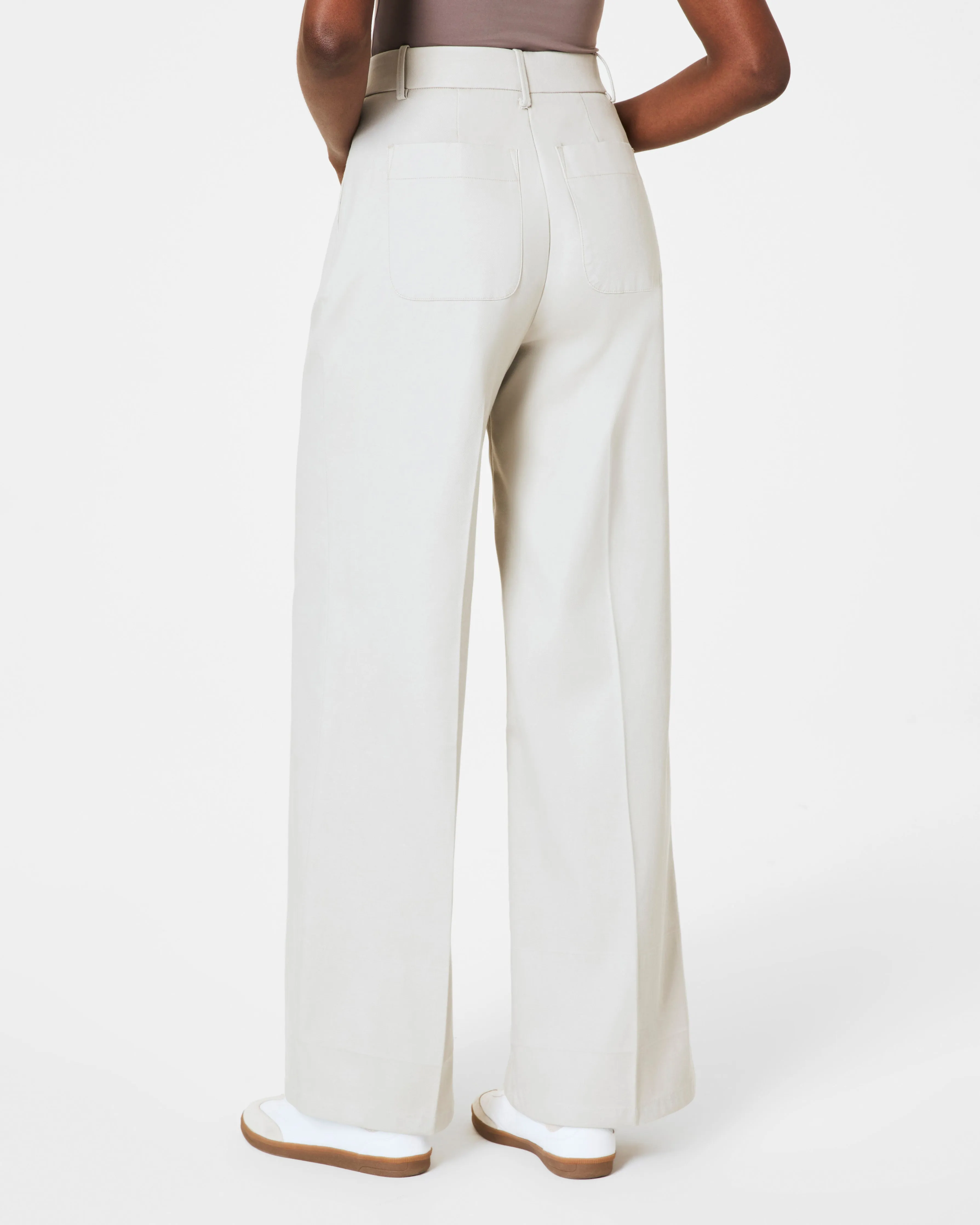 SPANXsupersmooth™ Stretch Twill Wide Leg Pant