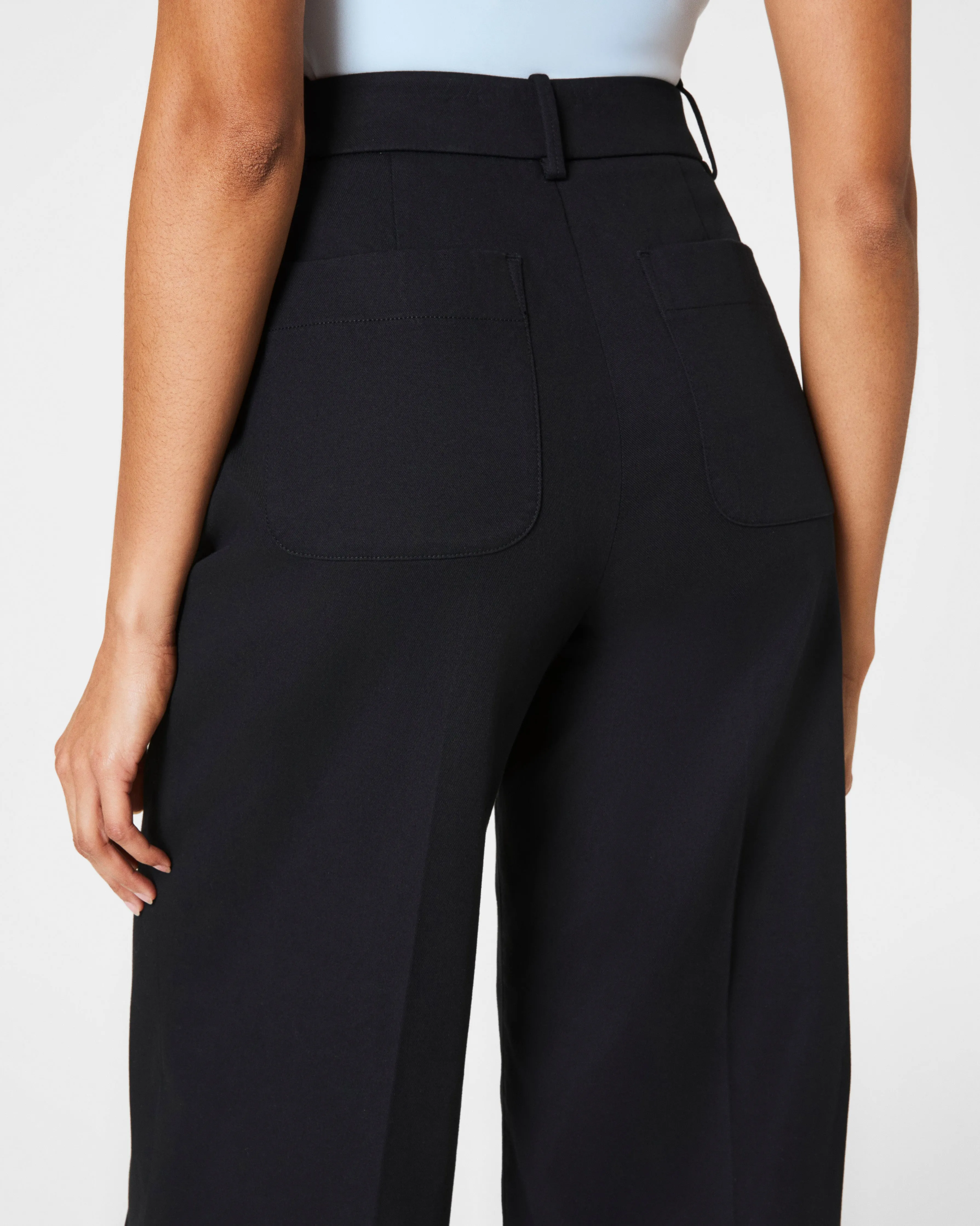 SPANXsupersmooth™ Stretch Twill Wide Leg Pant