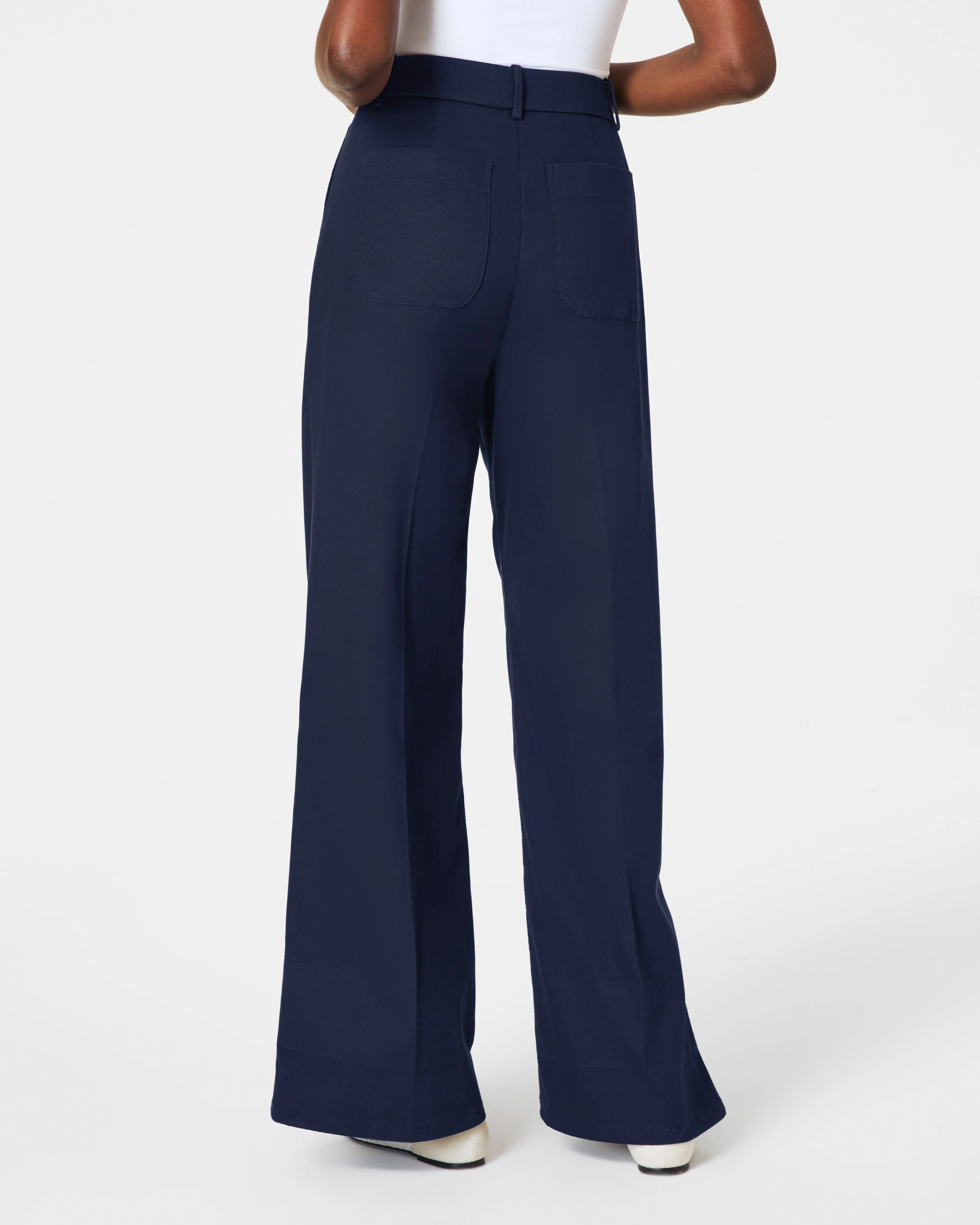 SPANXsupersmooth™ Stretch Twill Wide Leg Pant