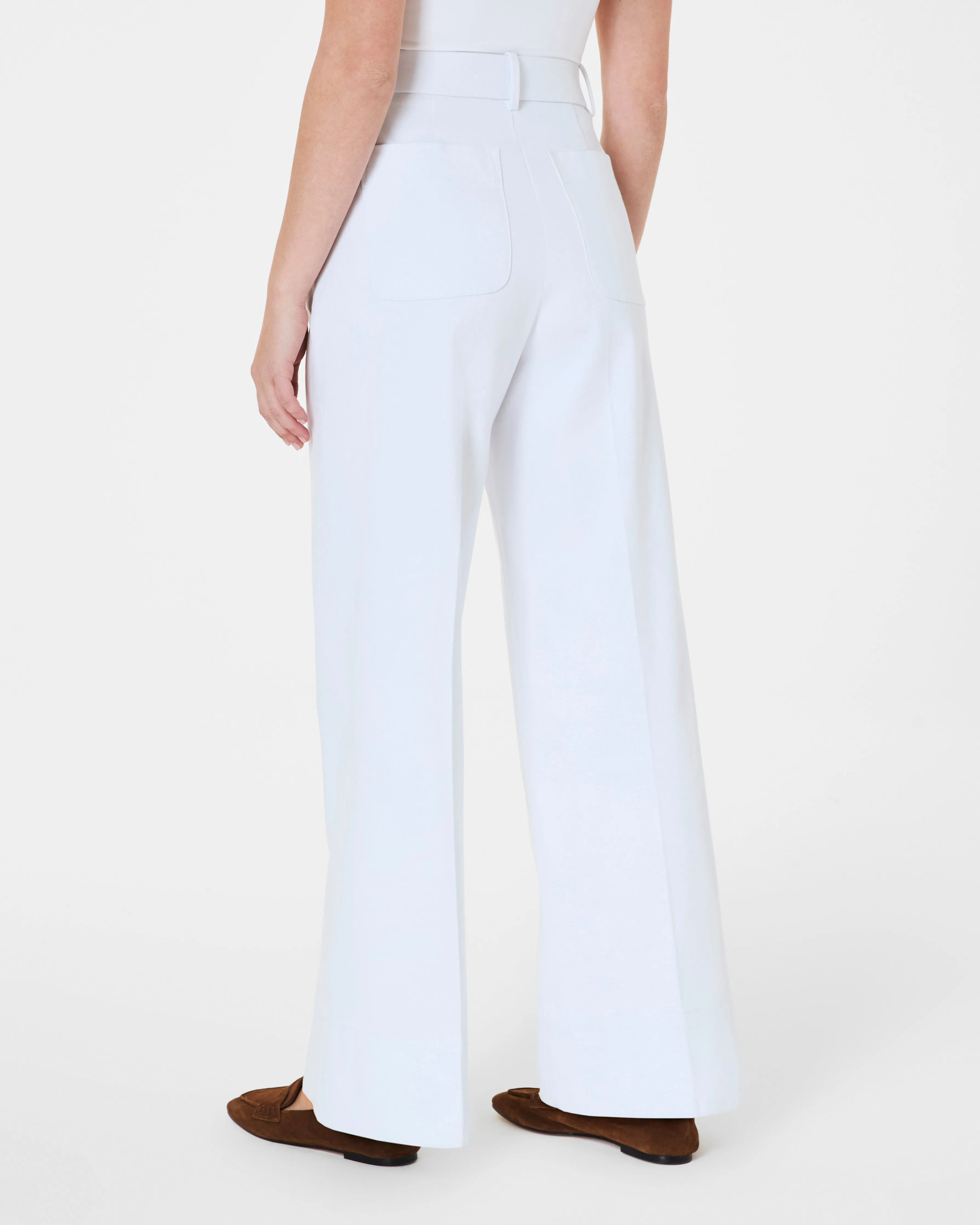 SPANXsupersmooth™ Stretch Twill Wide Leg Pant