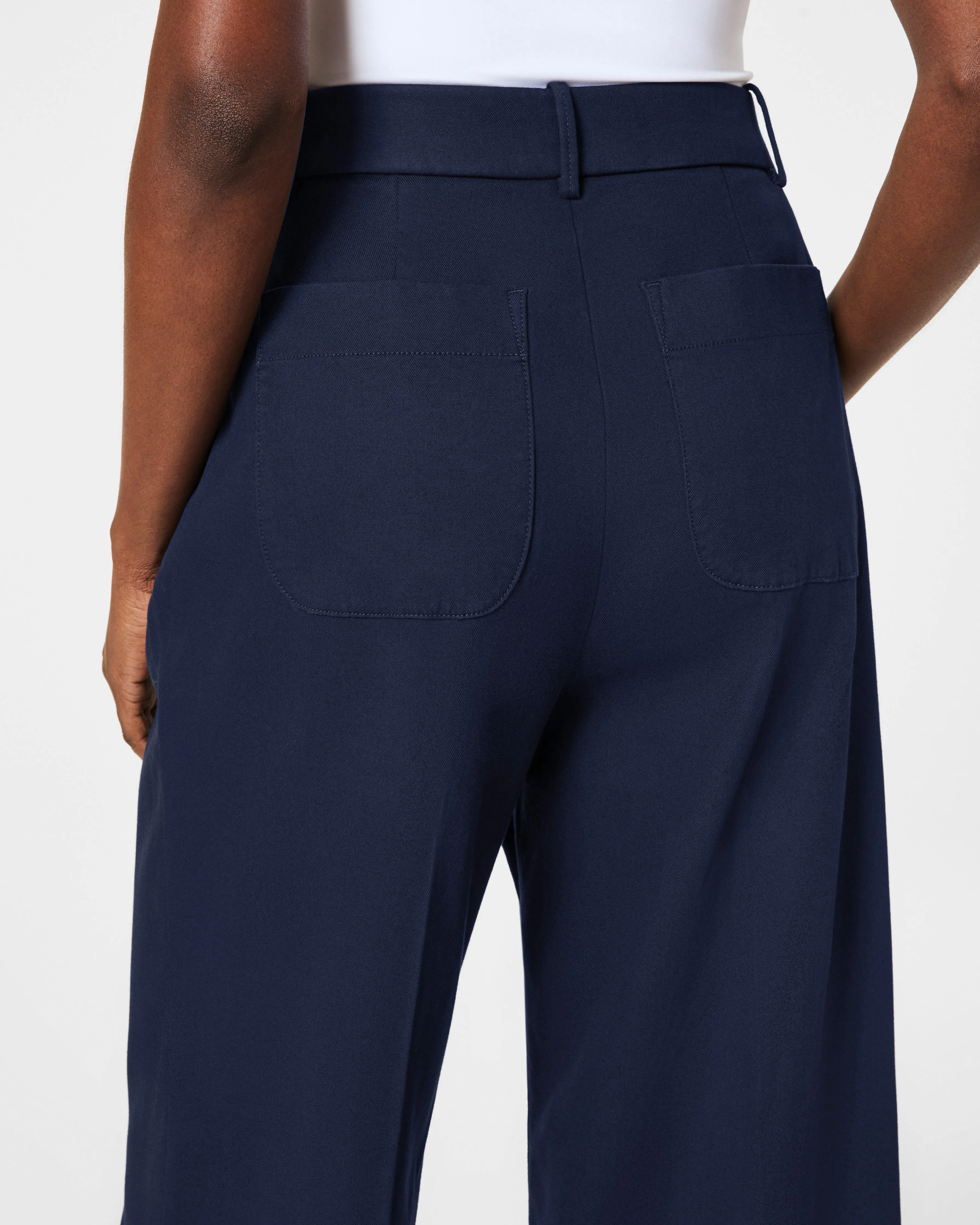 SPANXsupersmooth™ Stretch Twill Wide Leg Pant
