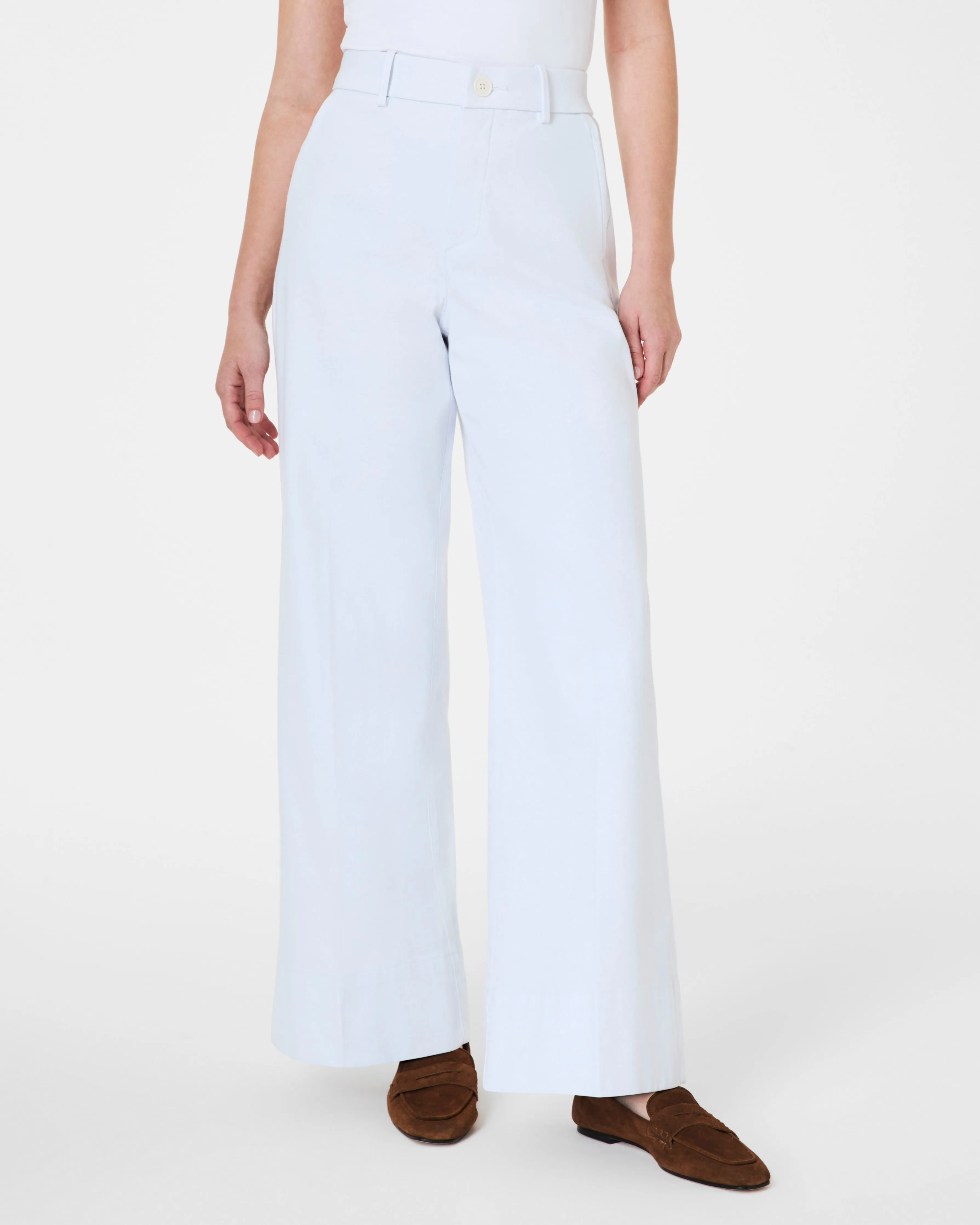 SPANXsupersmooth™ Stretch Twill Wide Leg Pant