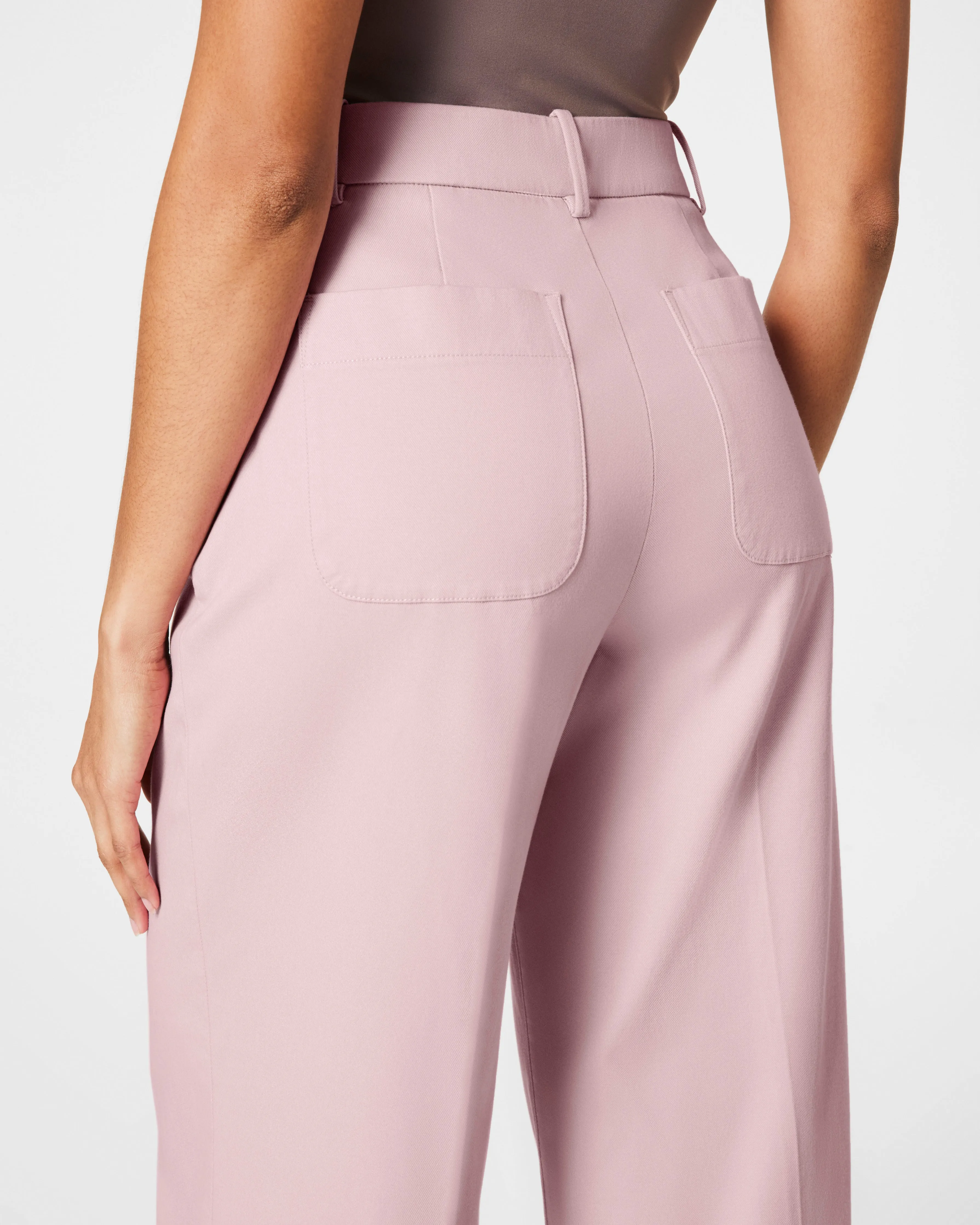 SPANXsupersmooth™ Stretch Twill Wide Leg Pant