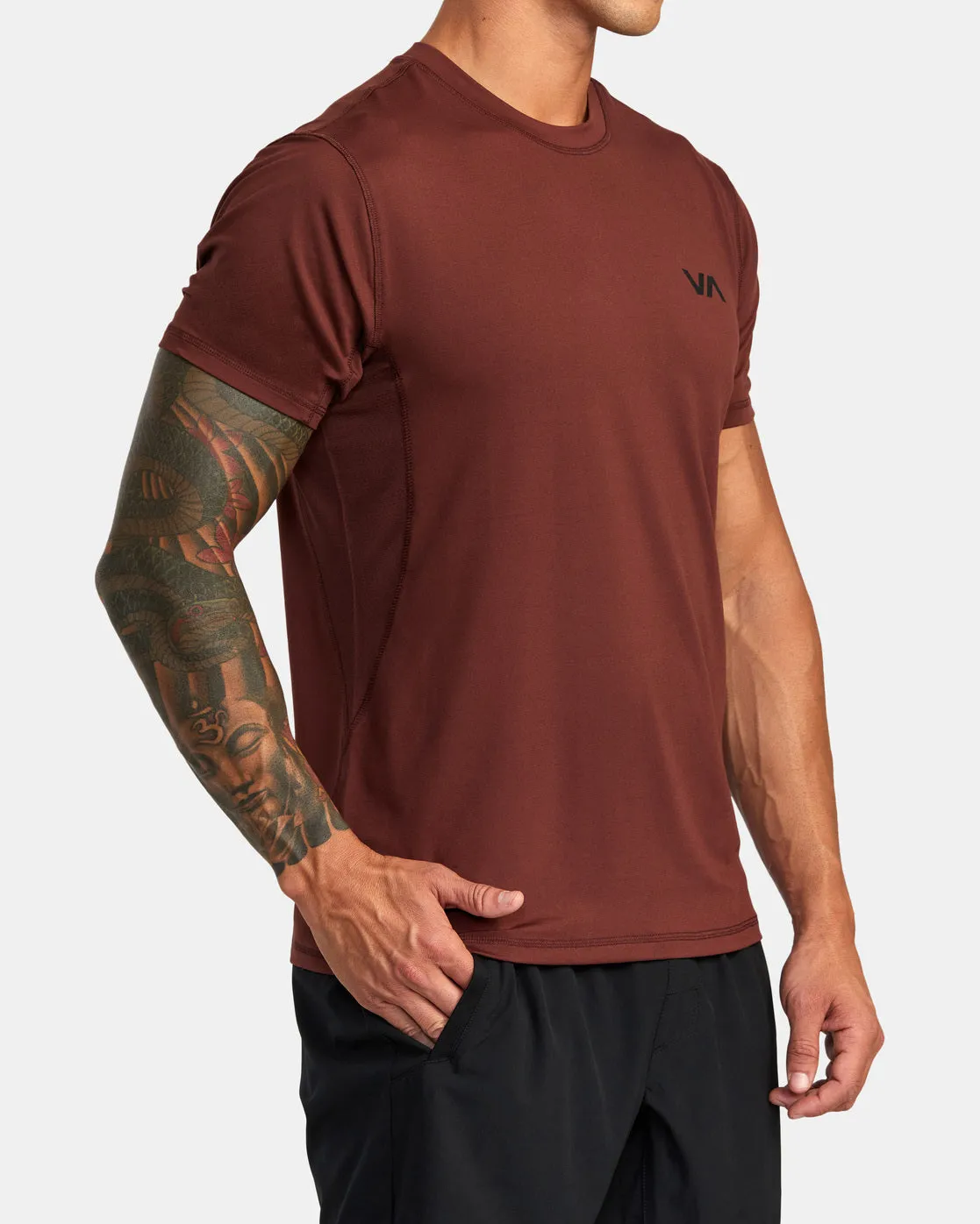 Sport Vent Performance Tee - Mahogany