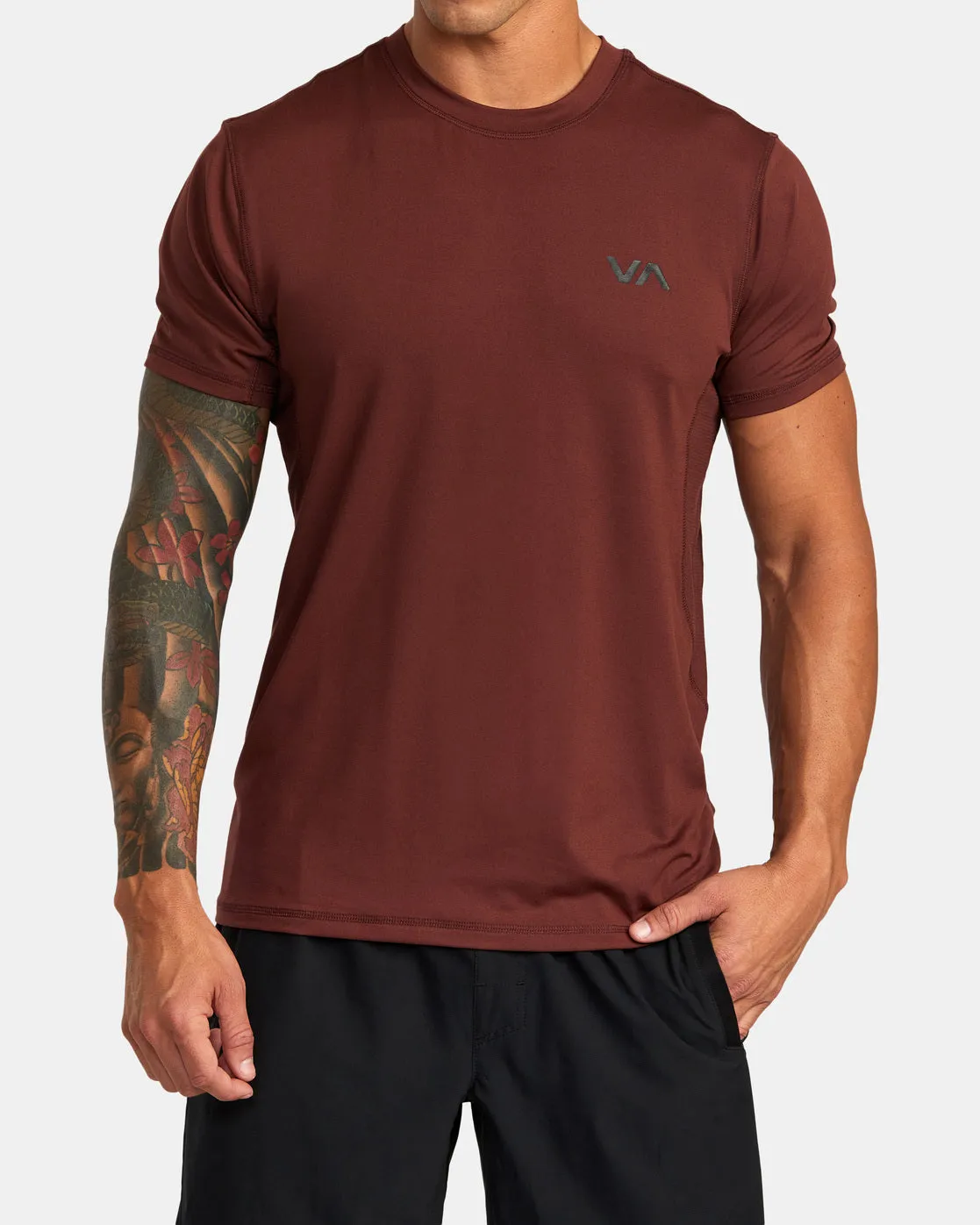 Sport Vent Performance Tee - Mahogany